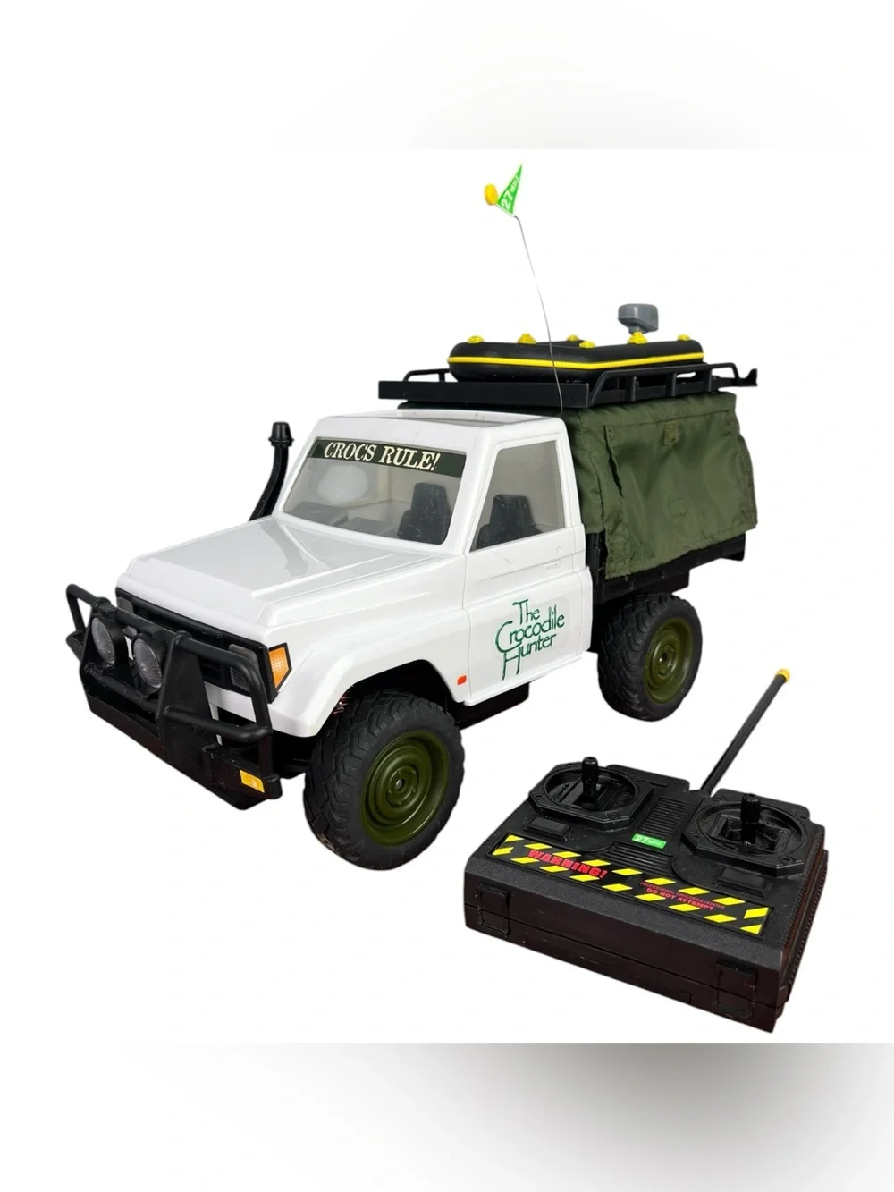 Vintage Radio Shack Crocodile Hunter Steve Irwin Outback RC Truck Tested/Works